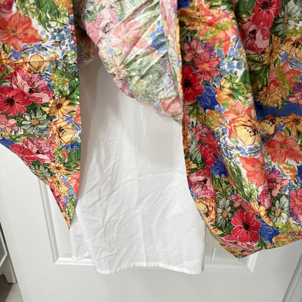 Aureum Madeleine Floral Multicolor Midi Dress - Picture 8 of 9